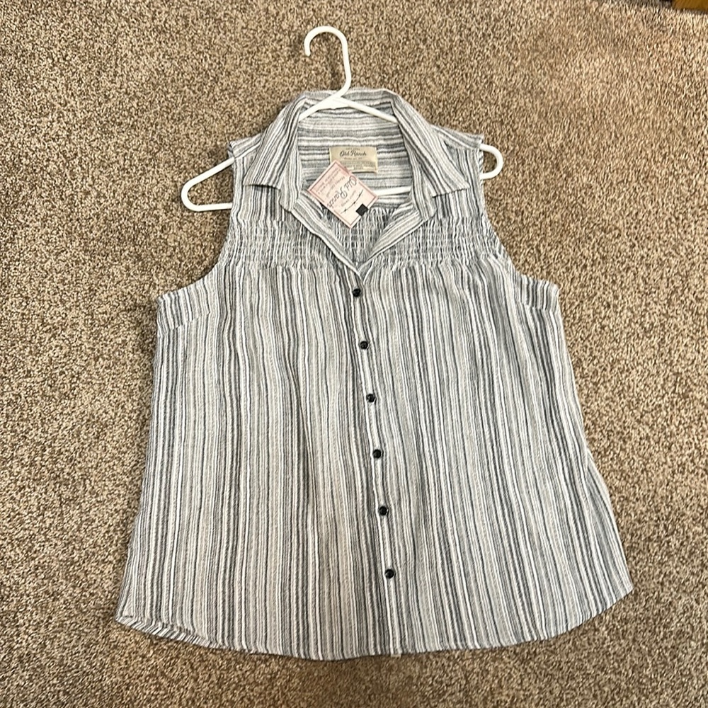 Old Ranch Brand Sleeveless Shirt. Size L